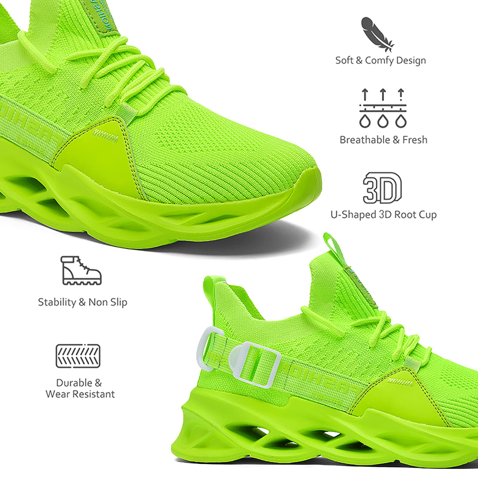 Scarpe da Ginnastica Running Donna Scarpe Sportive Unisex Sneakers Uomo Scarpe Camminata Casual Jogging Outdoor Fitness lavorate a Maglia Leggere Comode Scarpe da Lavoro Traspiranti
