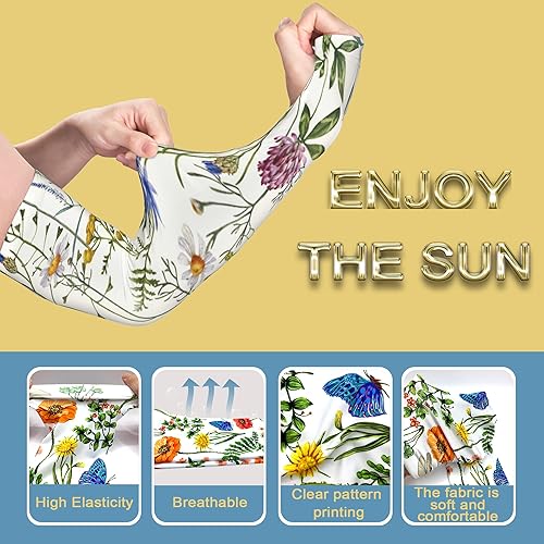 Miniatura 4 de Mangas de jardinería, mangas de enfriamiento de brazo de protección solar para jardinería, mangas a prueba de espinas para cubrir brazos para