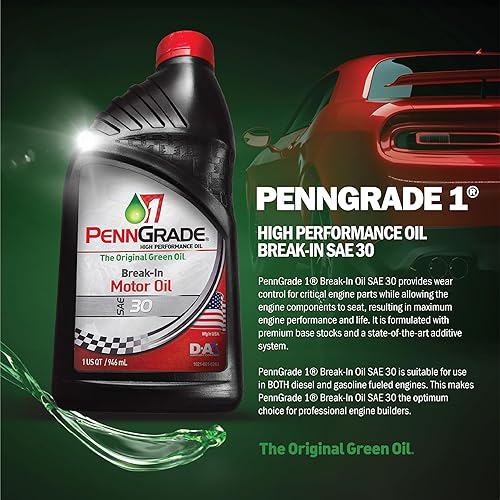Miniatura 2 de Aceite de motor PennGrade  PennGrade1 Racing Oil  Anteriormente Brad Penn  Aceite de alto rendimiento  SAE 30  Caja de 12 cuartos de galón