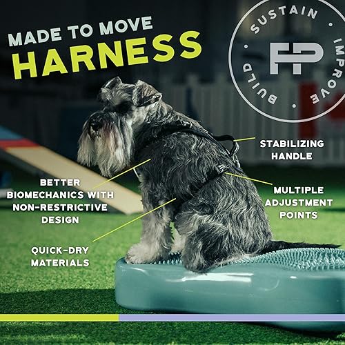Miniatura 5 de FitPAWS Arnés sin tirones Made to Move  Ajuste ajustable  Ideal para entrenamiento de perros, rehabilitación y obediencia  para perros de 10 a 225