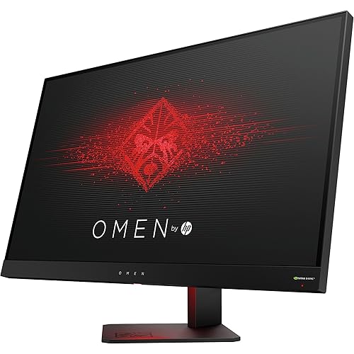 27 by HP 27 Inch Gaming Monitor QHD 165Hz 1ms NVIDIA G-SYNC (Black Aluminum)