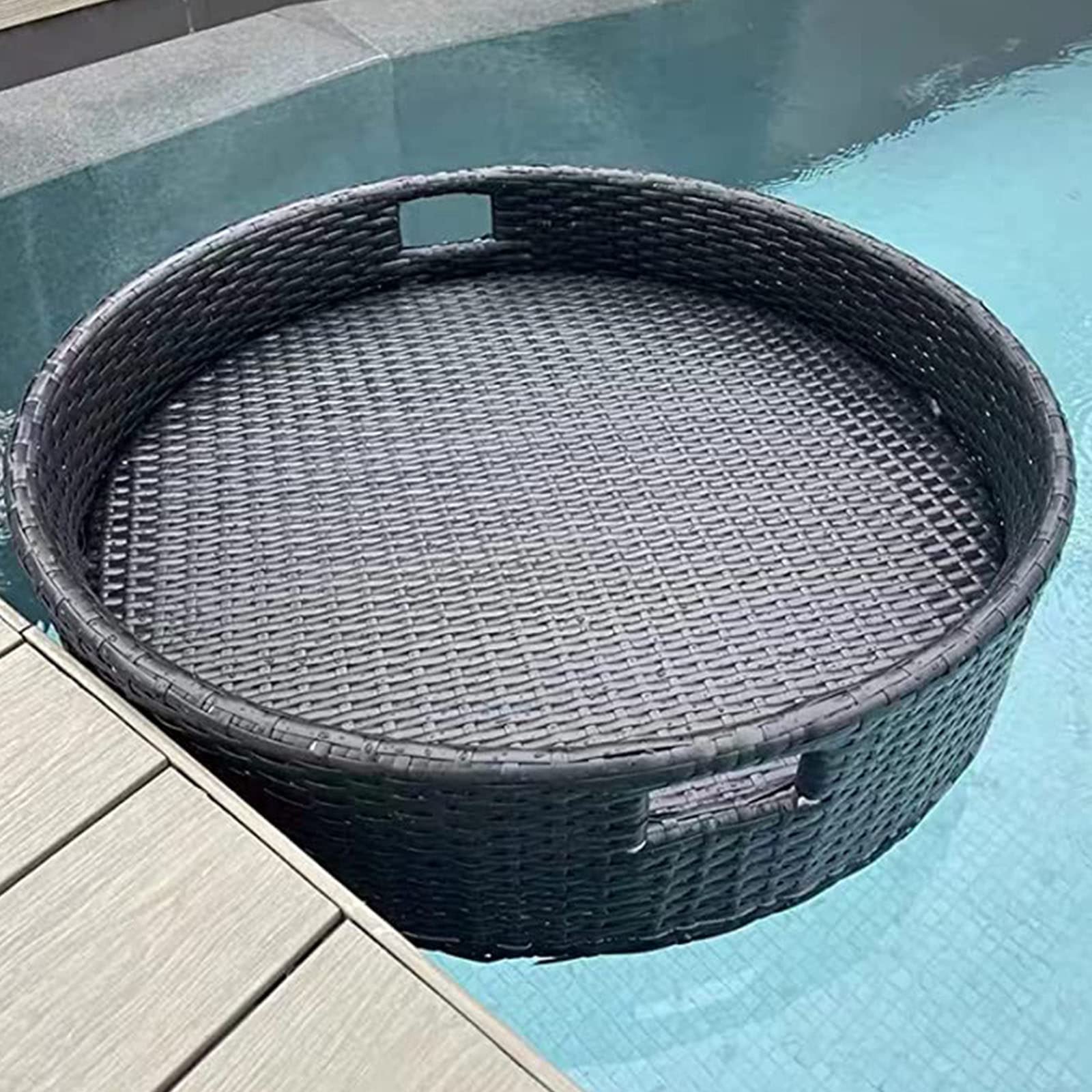 Swimming pool floating bar, Swimming Pool Floats, Floating Tray(Black)