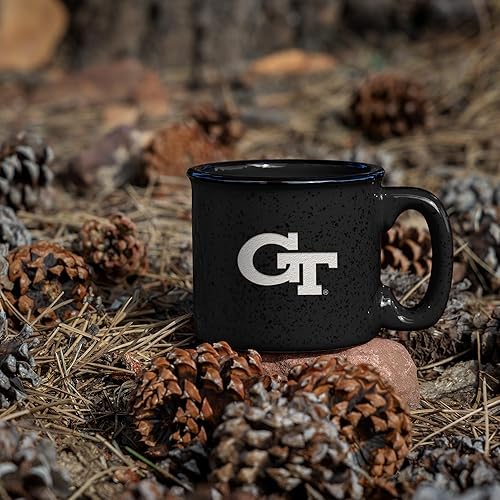 Miniatura 315 de Rico Industries NCAA Utah Utes - Taza de café personalizada de 12 onzas con logotipo grabado con láser profundo, taza de cerámica para acampar con