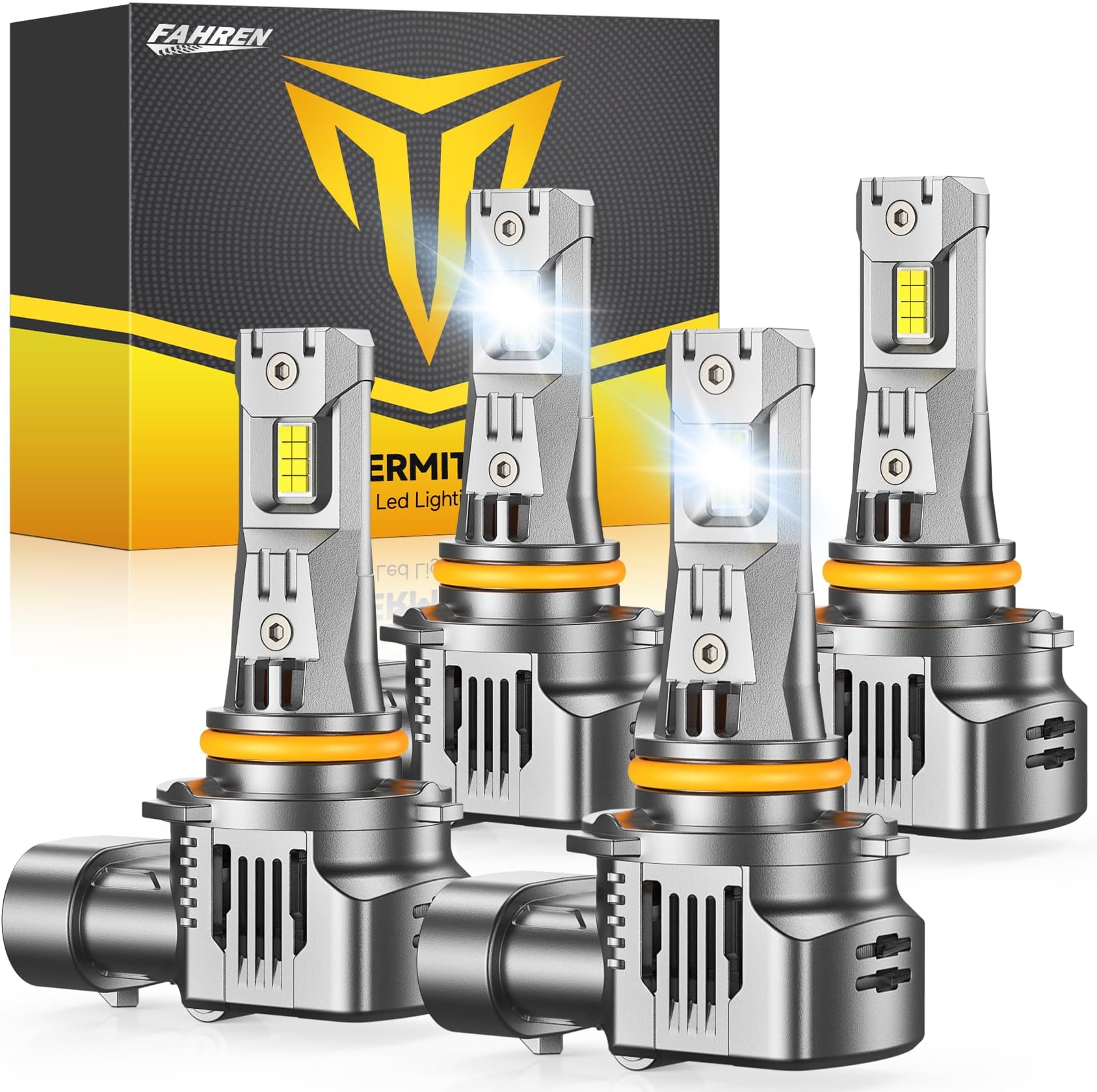 9005 9006 Bulbs Combo, 150,000LM 1500% Ultra Bright, True 1:1 Mini Halogen Size, Plug and Play No Adapter, HB3 HB4 Fog Light Conversion Kits, Pack of 4