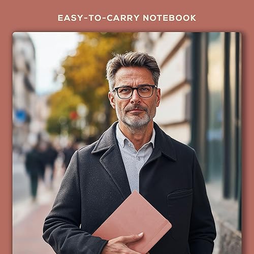 Miniatura 6 de Beechmore Books Cuaderno de bocetos A4 8.5 x 11 pulgadas, encuadernado en cuero vegano de alta calidad, tapa dura con 156 páginas gruesas de 160