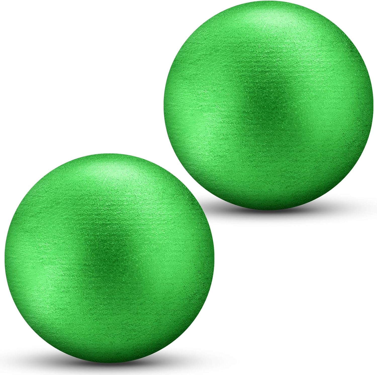 2 Pcs Spring Sports Iron Shot Put Outdoor Shot Put Balls Silver Cast Iron Shotput Weight Balls for High School Track and Field Competition Practice Green 8.8 Pounds