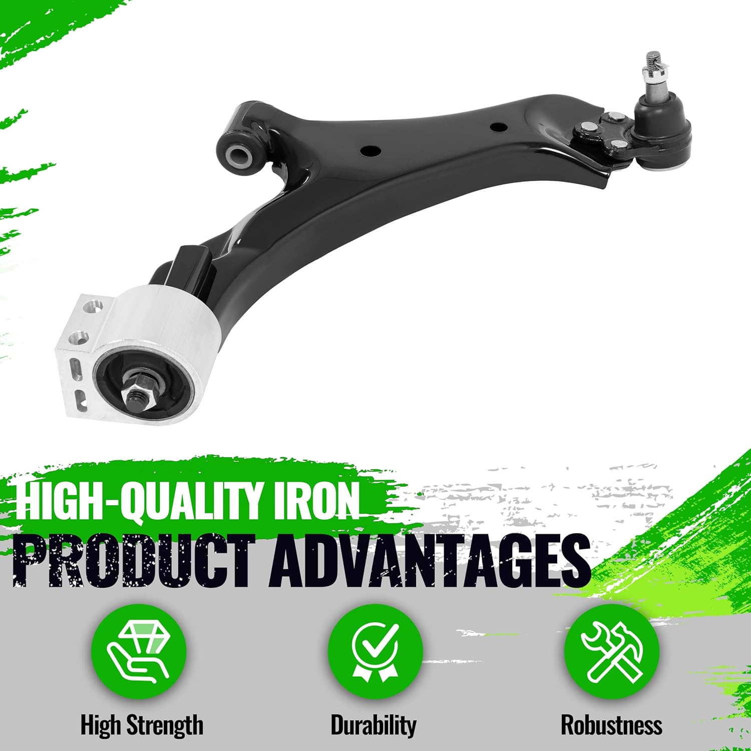 Front Lower Control Arm Compatible with 2010-2017 Chevy Equinox GMC Terrain Replacement for 20945780 (Passenger Side)