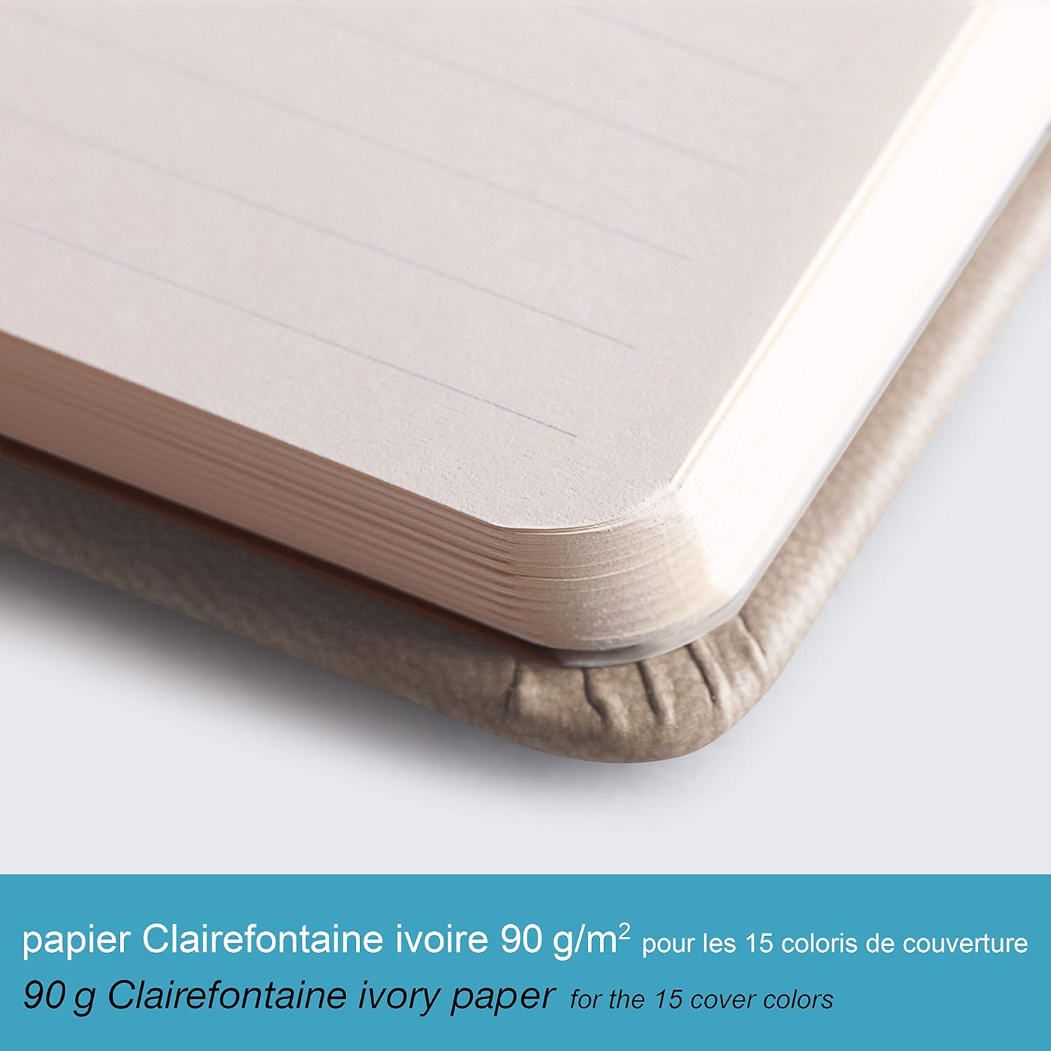 Rhodia Rhodiarama Webnotebook - Lined 96 sheets - 5 1/2 x 8 1/4 - Turquoise Cover, 118747C