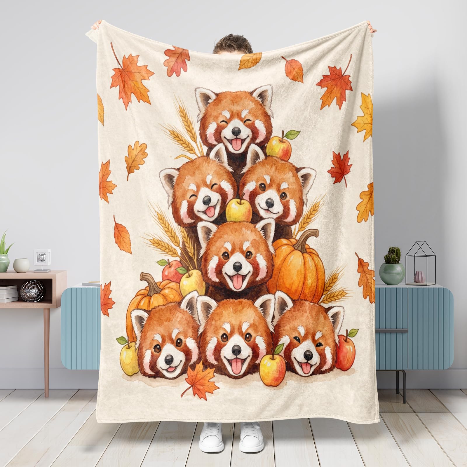 Couverture flanelle contre le froid d'automne douce et lavable