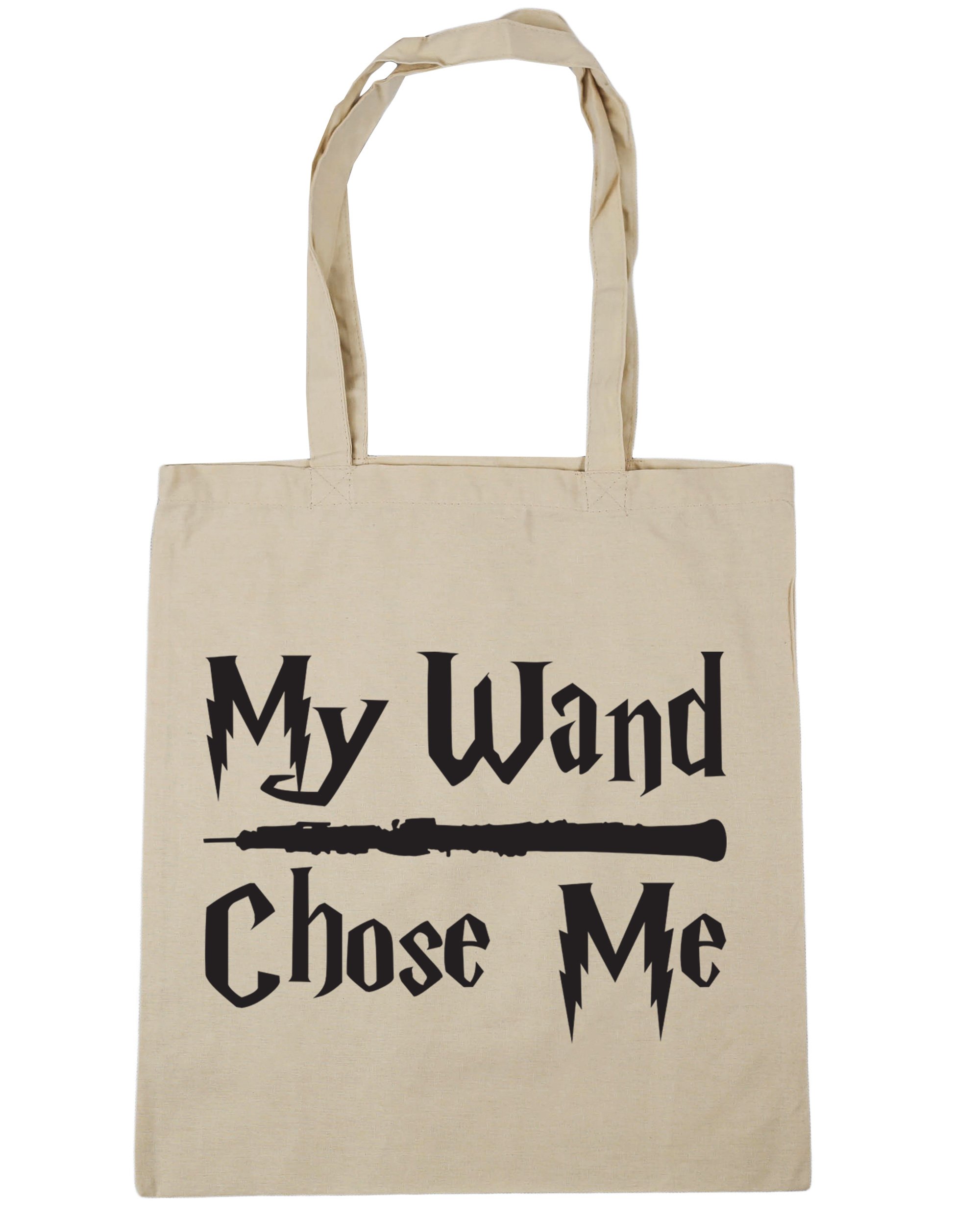 Hippowarehouse My Wand Chose Me (Oboe) Tote Shopping Gym Beach Bag 42cm x38cm, 10 litres — image 1