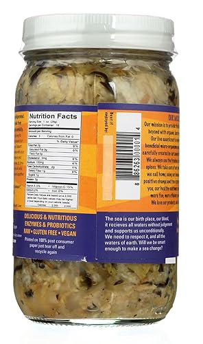 Miniatura 2 de PICKLED PLANET Chucrut de verduras marinas orgánicas, 16 onzas