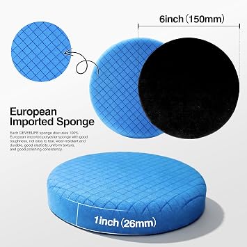 Buffer Polisher + 9Pcs Buffing Polishing Pads Kit