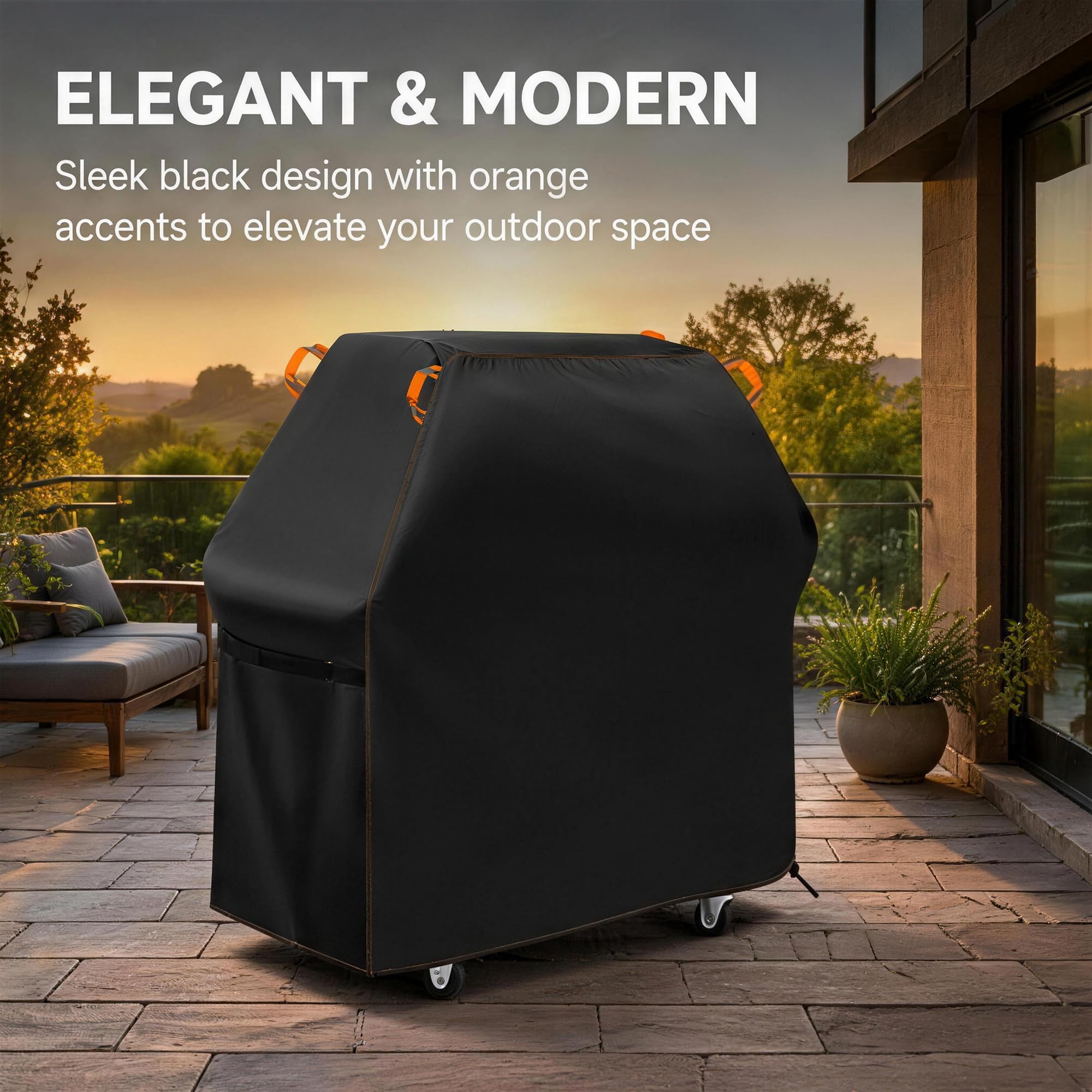ZORQ Copertura Barbecue per Campingaz 3 Series Woody LX 2014-2022, Copri Barbecue da Esterno Impermeabile Copertura Resistente alle Intemperie Barbecue Gas