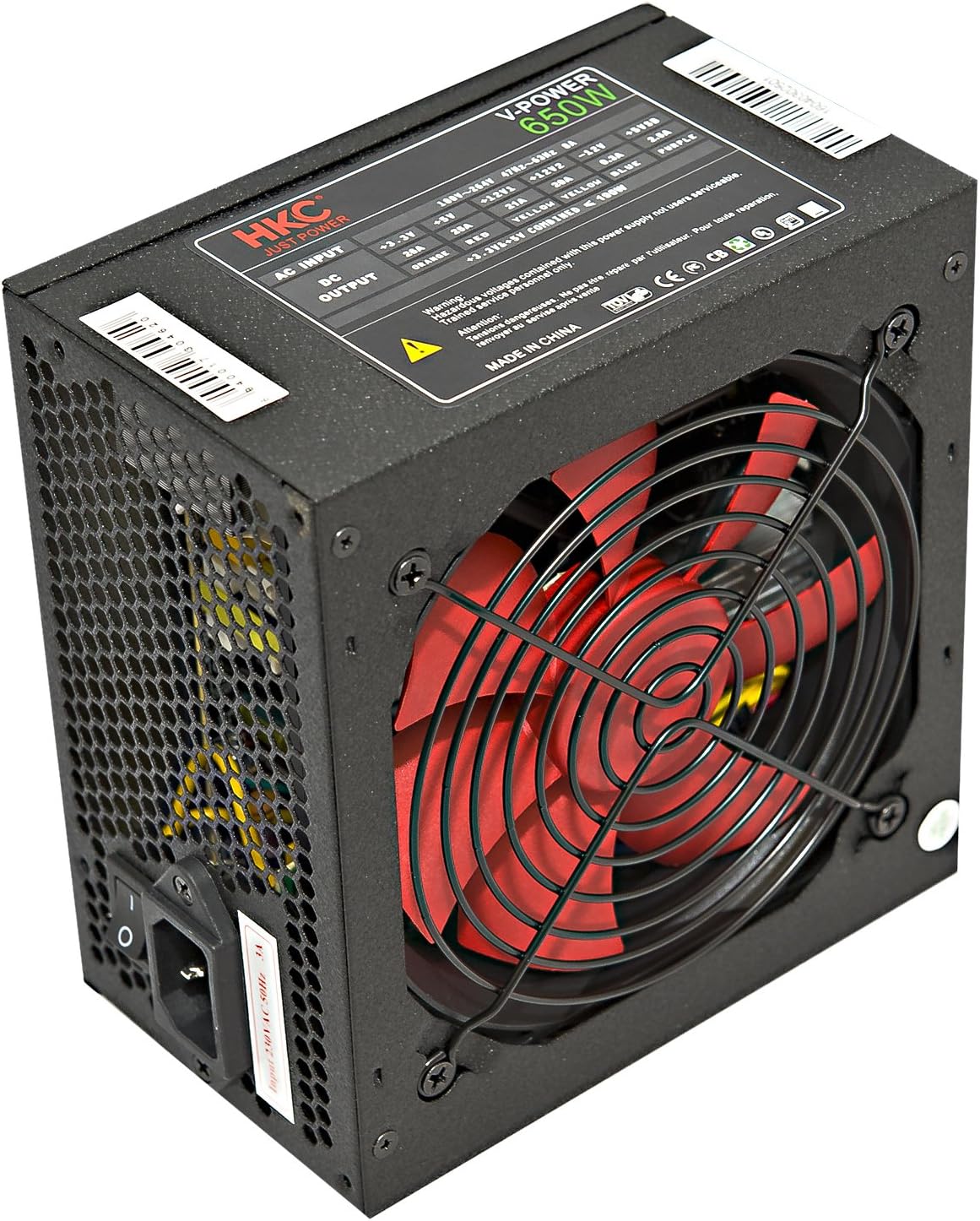 650 Watt Super Silent Netzteil Mit 120mm Lüfter