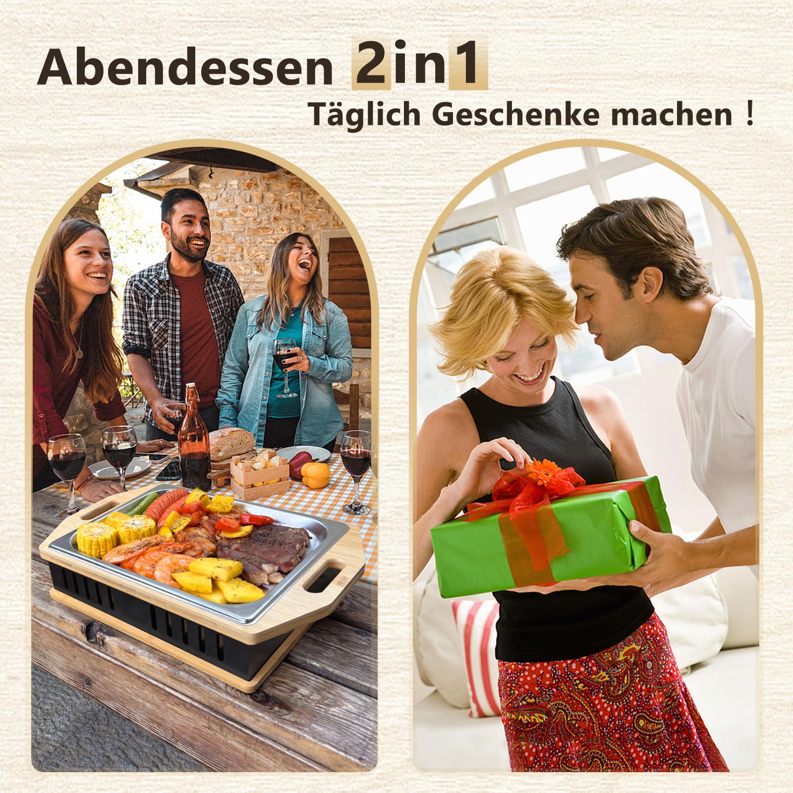 BBQ Warmhalteplatte Teelicht,Warmhalteplatte Grillgut Teelicht,Grill Warmhalteplatte,Fleischwarmhalter FüR Grillen,BBQ Warmhalteplatte Personalisiert