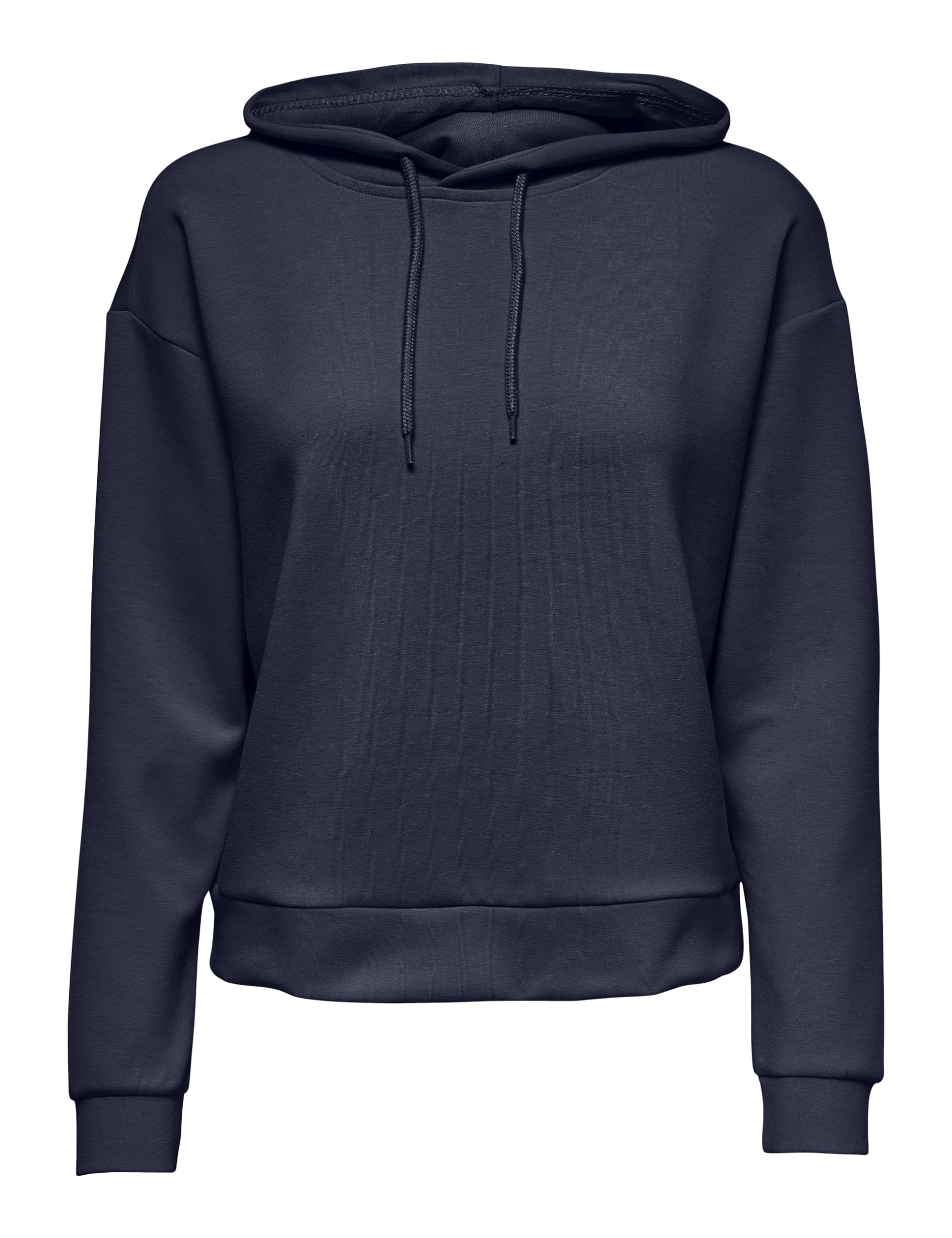 ONLY Women's Onplounge Hood LS SWT Noos Hoodie, Maritime Blue, M