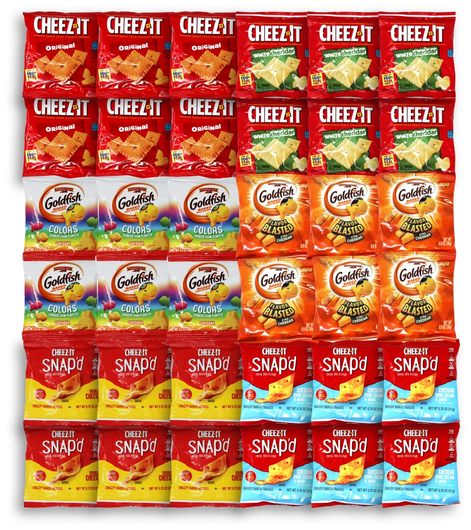 Buy Cheese Crackers and Baked Cheese Snack Variety Pack 36 Bags