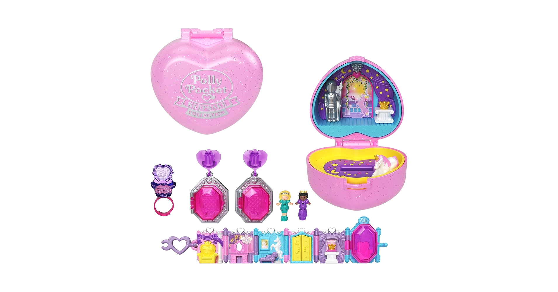 その他 Polly Pocket Keepsake Collection Jewelry Amazon.com: Polly Pocket Collector Compact with 2 Dolls