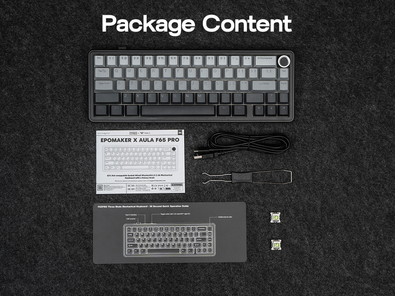 Amazon.com: EPOMAKER X Aula F65 PRO Wireless Mechanical Gaming