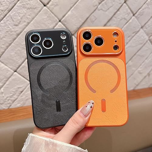 Miniatura 2 de Designed for iPhone Case,Leather Magnetic Case,Compatible with MagSafe Wireless Charging (iPhone 11,Pink)