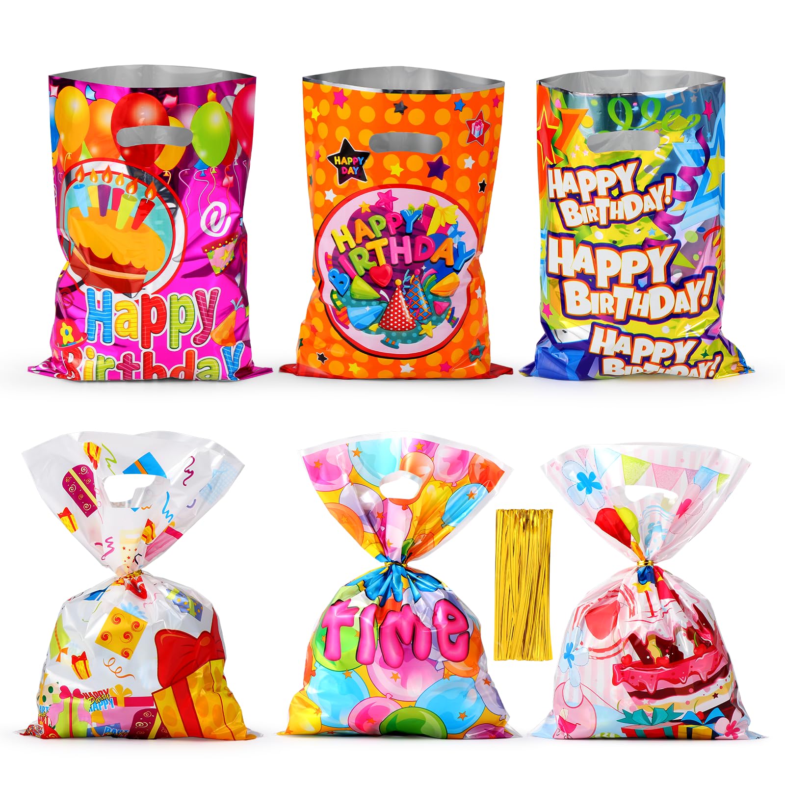 Blendura Torebki na prezenty urodzinowe dla dzieci, 42 sztuki, urodziny dziecka, prezenty dla gości, torebka na słodycze, prezent do przedszkola, na wesele, imprezę itp