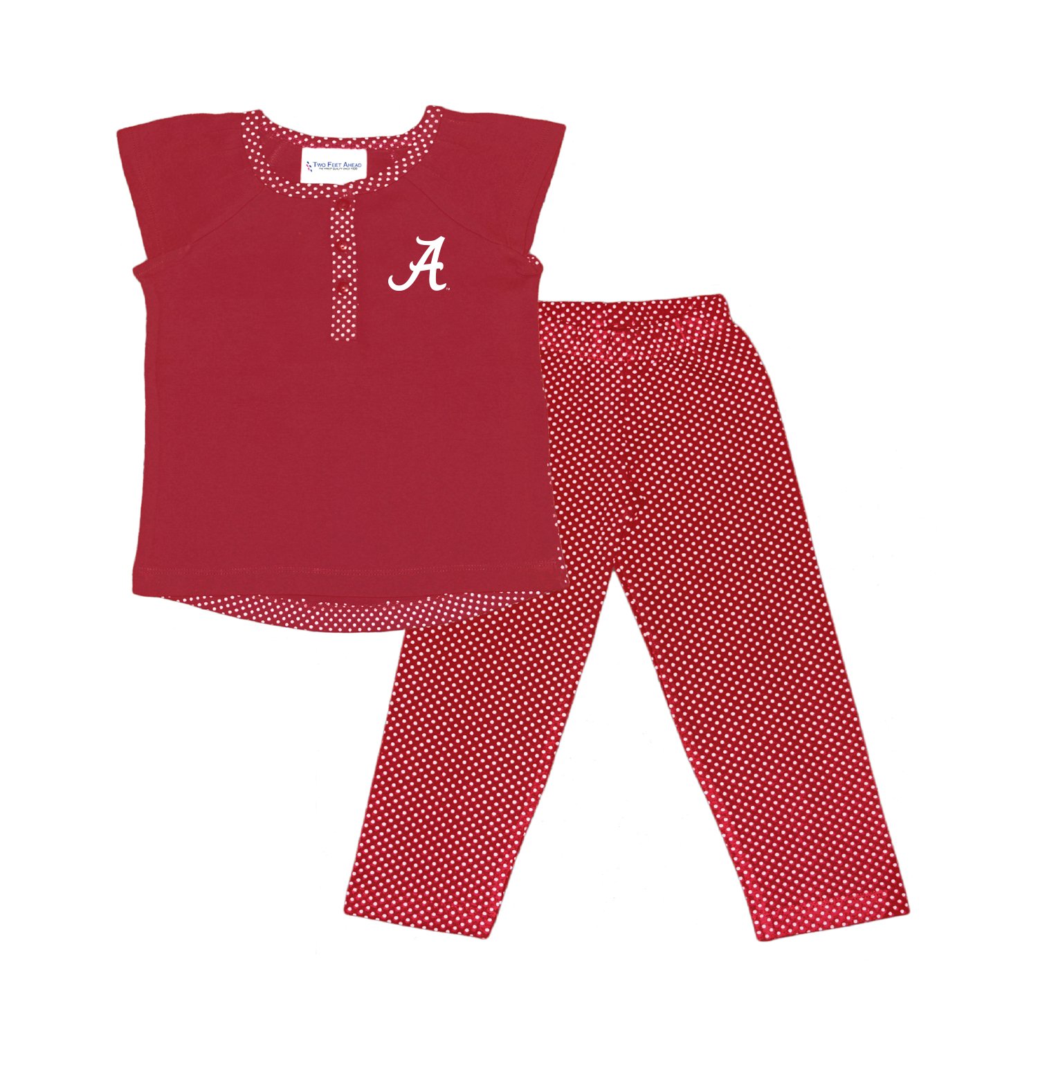 College Baby Shop Mia Belle Girls Bunny Polka Dot Legging Set