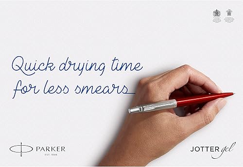 Vista 4 de Parker Jotter Bolígrafo de acero inoxidable CT bolígrafo, con caja de regalo, dorado, (Steel and Gold)