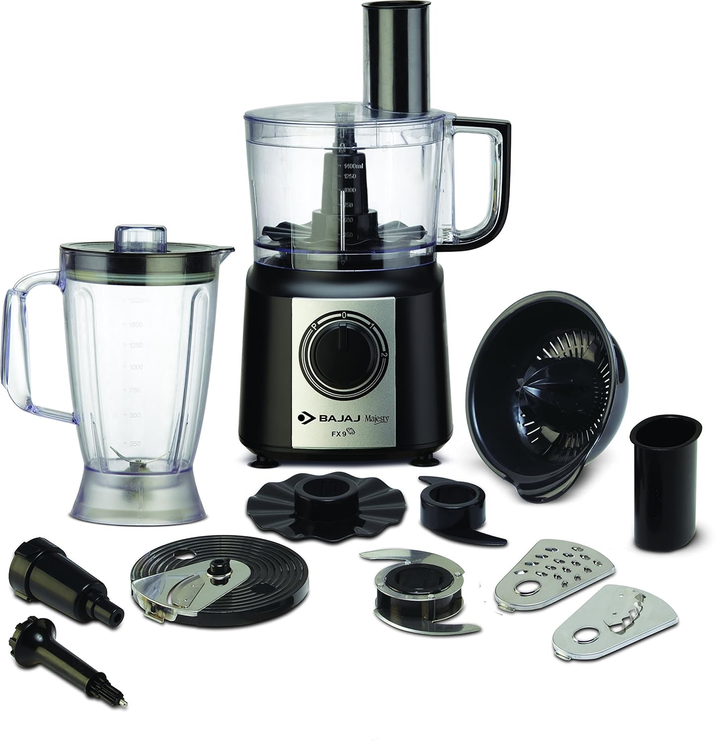 (Renewed) Bajaj Fx9 700watt Mini Food Processor (Black/silver), FX9cr