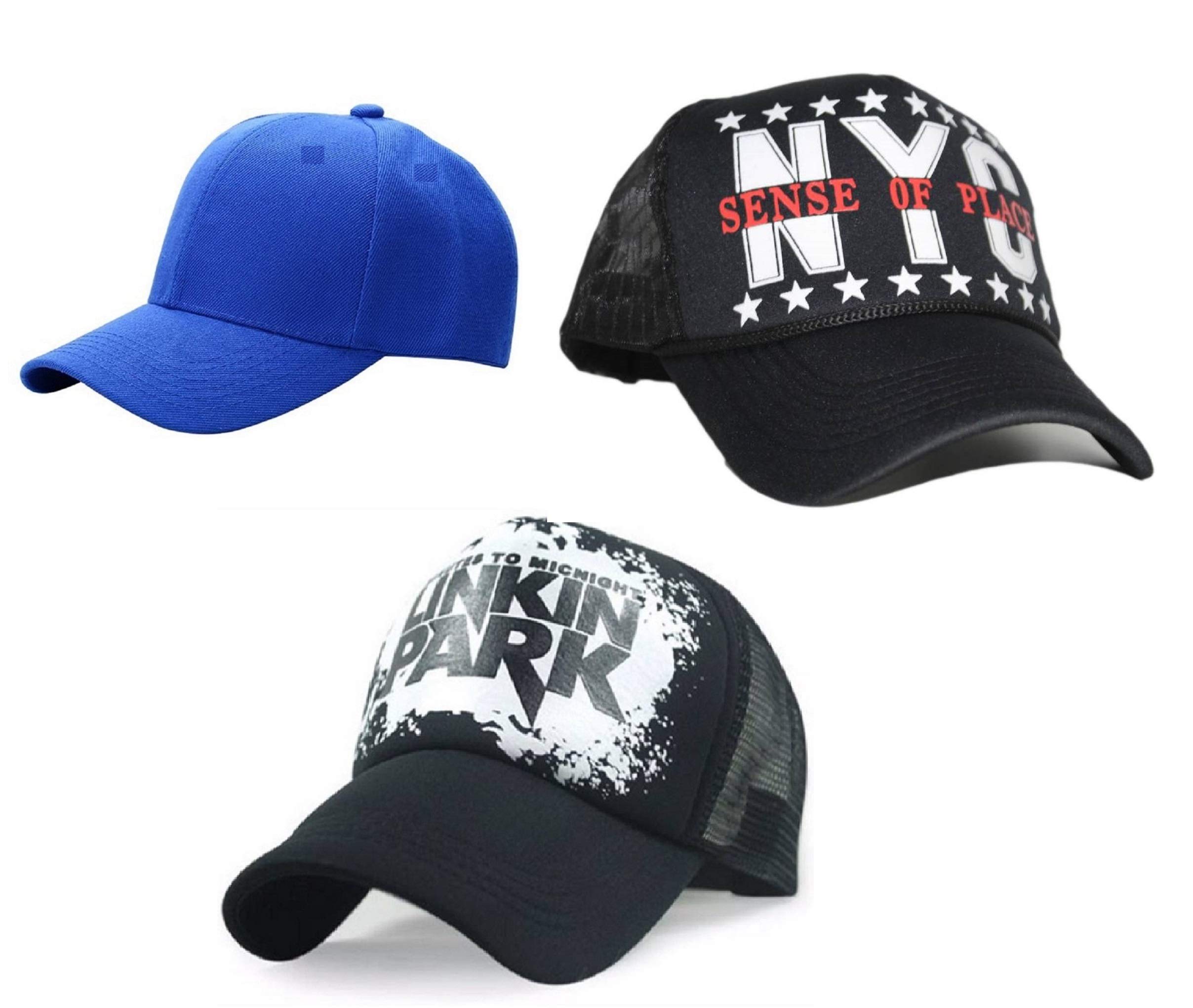 Michelangelo Mesh Baseball Combo for Boys/Girls (Pack of 3) 3-LP-NYC-Bluebasebal Multicolour-picture-26