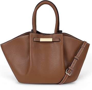 Juoxeepy Tote Bag Faux Leather Work Bag for Women Soft Grained