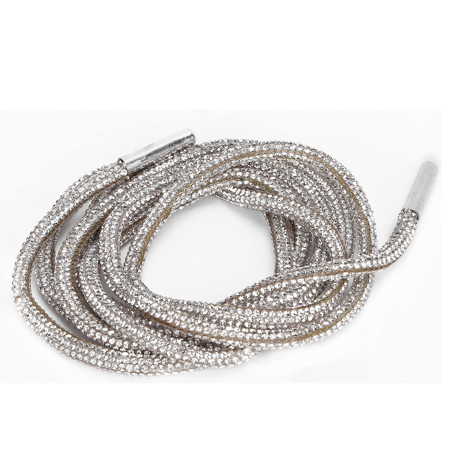 GLOGLOW Rhinestone Shoelaces, Dazzling Jewelry Belt for Clothing Decoration, for Skirts, Short Skirts, Cocktail Party — view 8