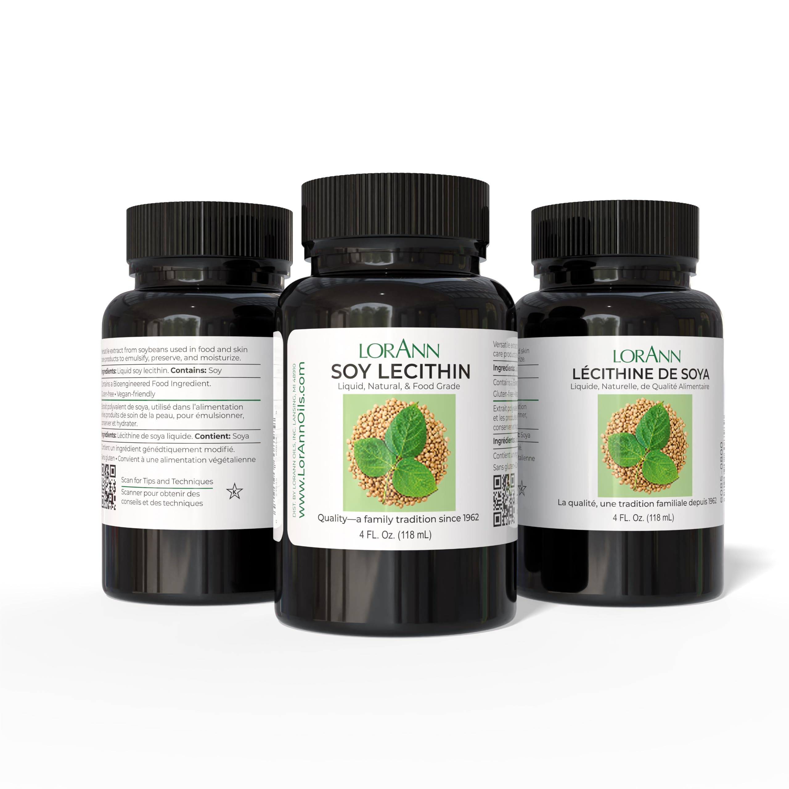 LorAnn Natural Liquid Soy Lecithin, 4 Ounce — Amazon image 4