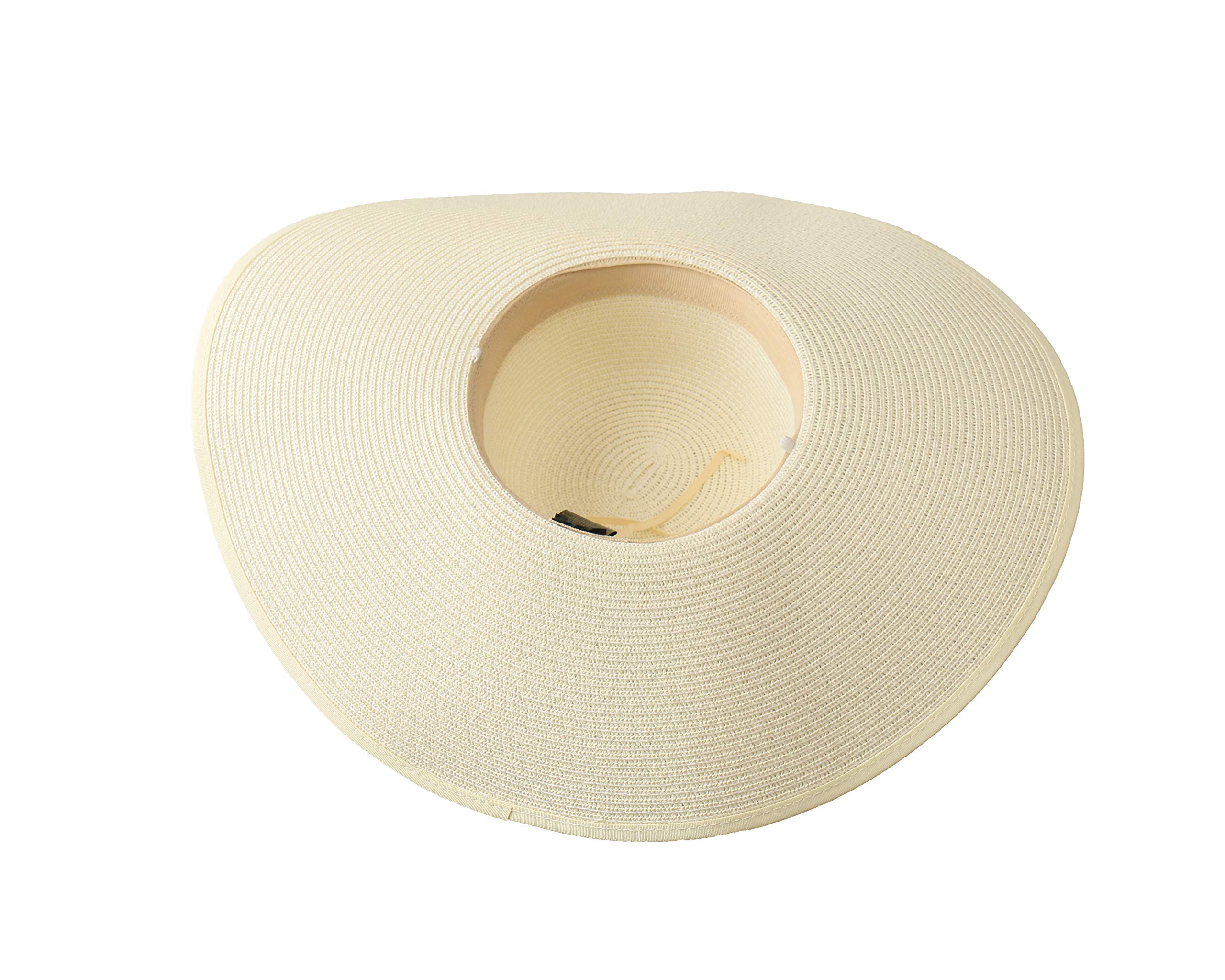 Personalized Beach Floppy Hat Wide Brim Straw Roll Up Hat Foldable Cap Wedding Monogram Bridesmaid Gift (White Hat)