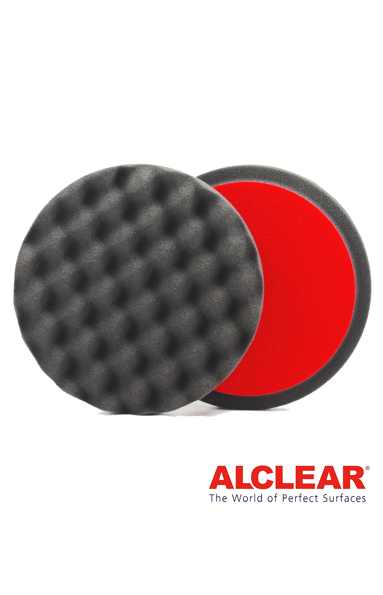 ALCLEAR Set di 2 dischetti per lucidatura a cialda anti ologrammi per un sistema disco Ã˜ 135x25 mm, antracite
