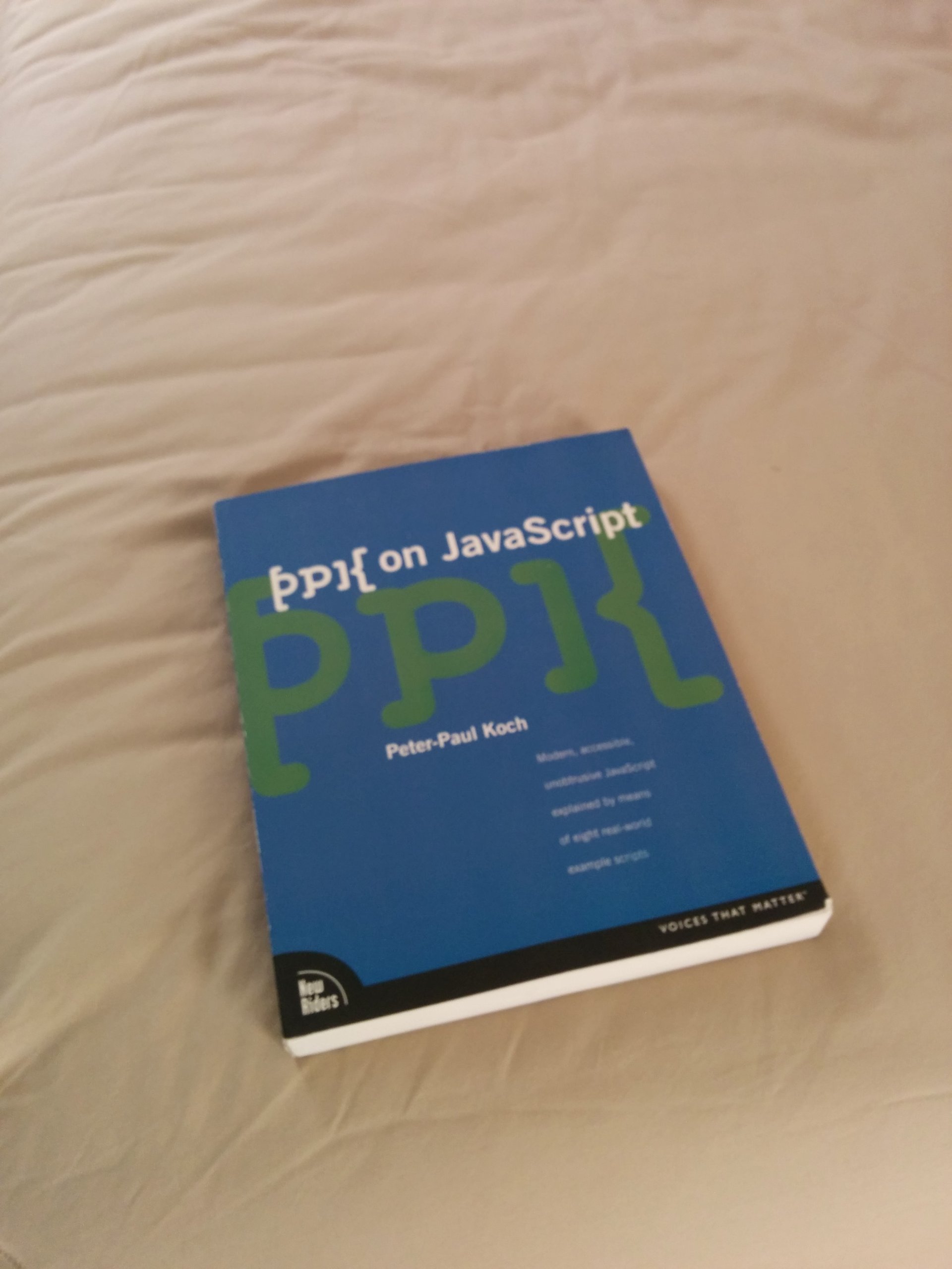 ppk on JavaScript, 1/e cover