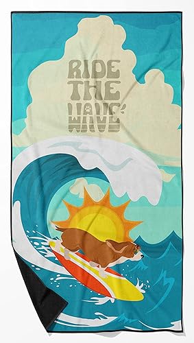 Miniatura 38 de Caroline's Treasures MLM1246TWL3060 - Toalla de playa de gran tamaño, manta de playa, piscina, artículos esenciales de playa, yoga, toalla de baño