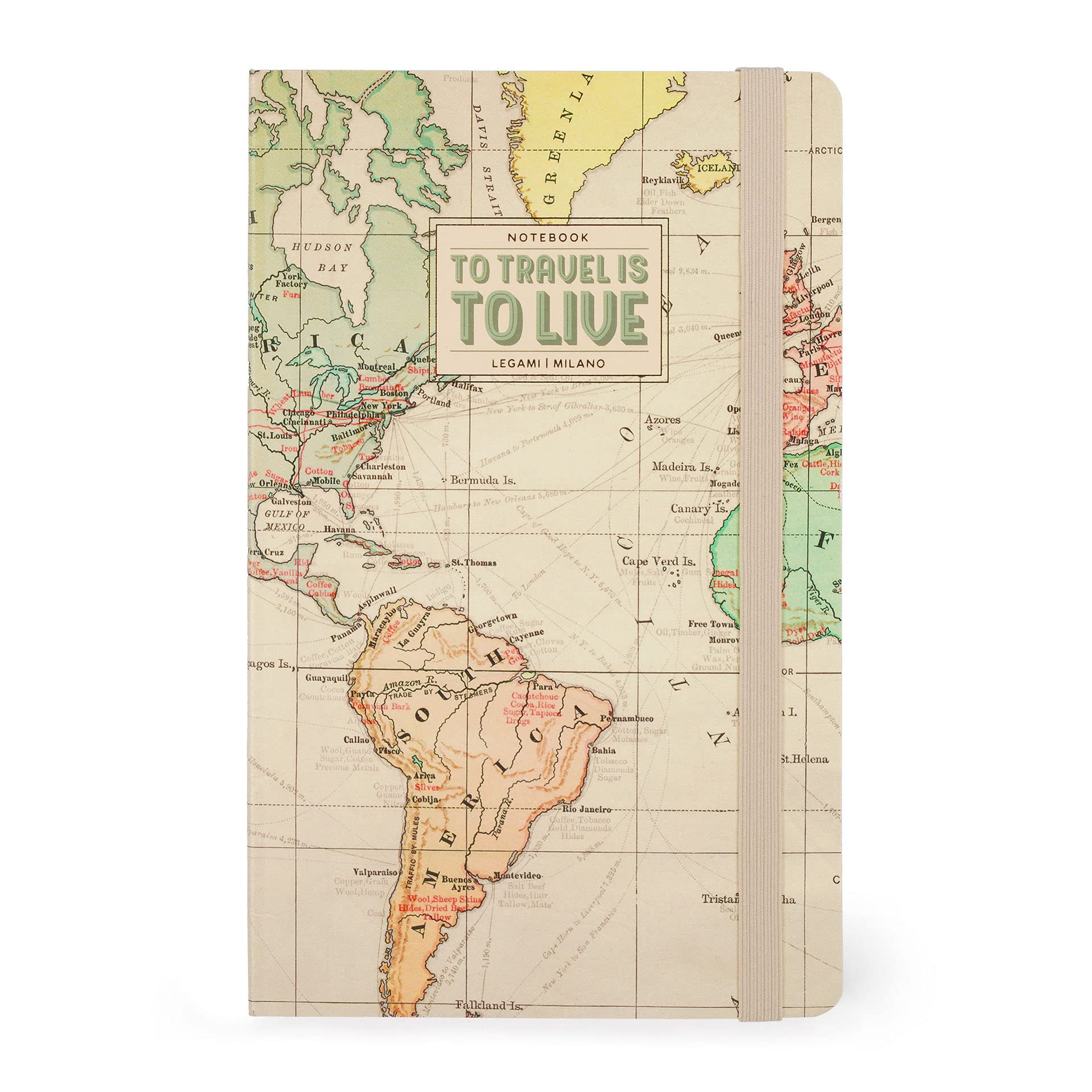 Legami Taccuino a Righe Medium 164 Pagine 13x21 cm Carta FSC