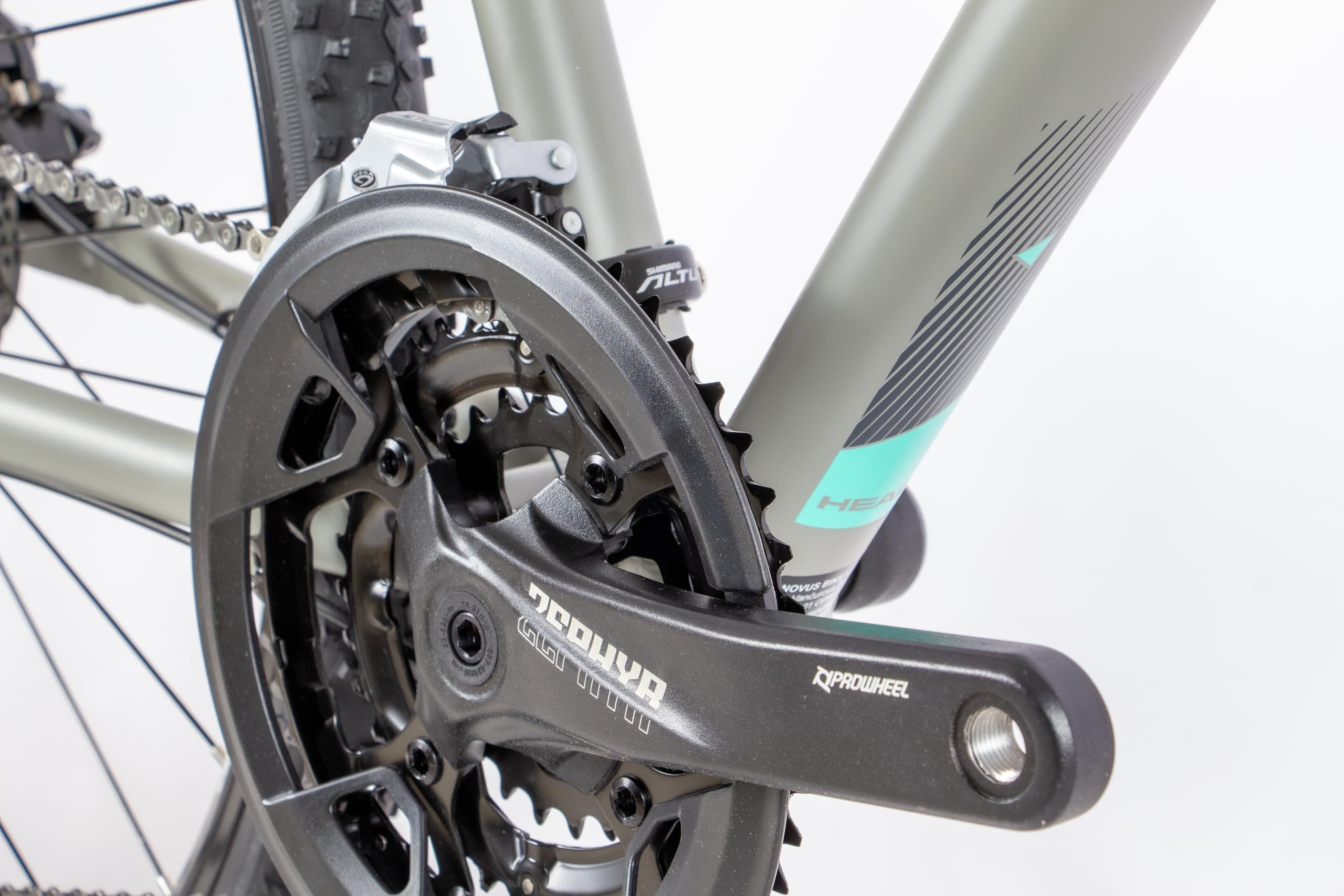 HEAD I-Peak 2.0 Joy Crossbike, da donna, grigio opaco, menta, 54