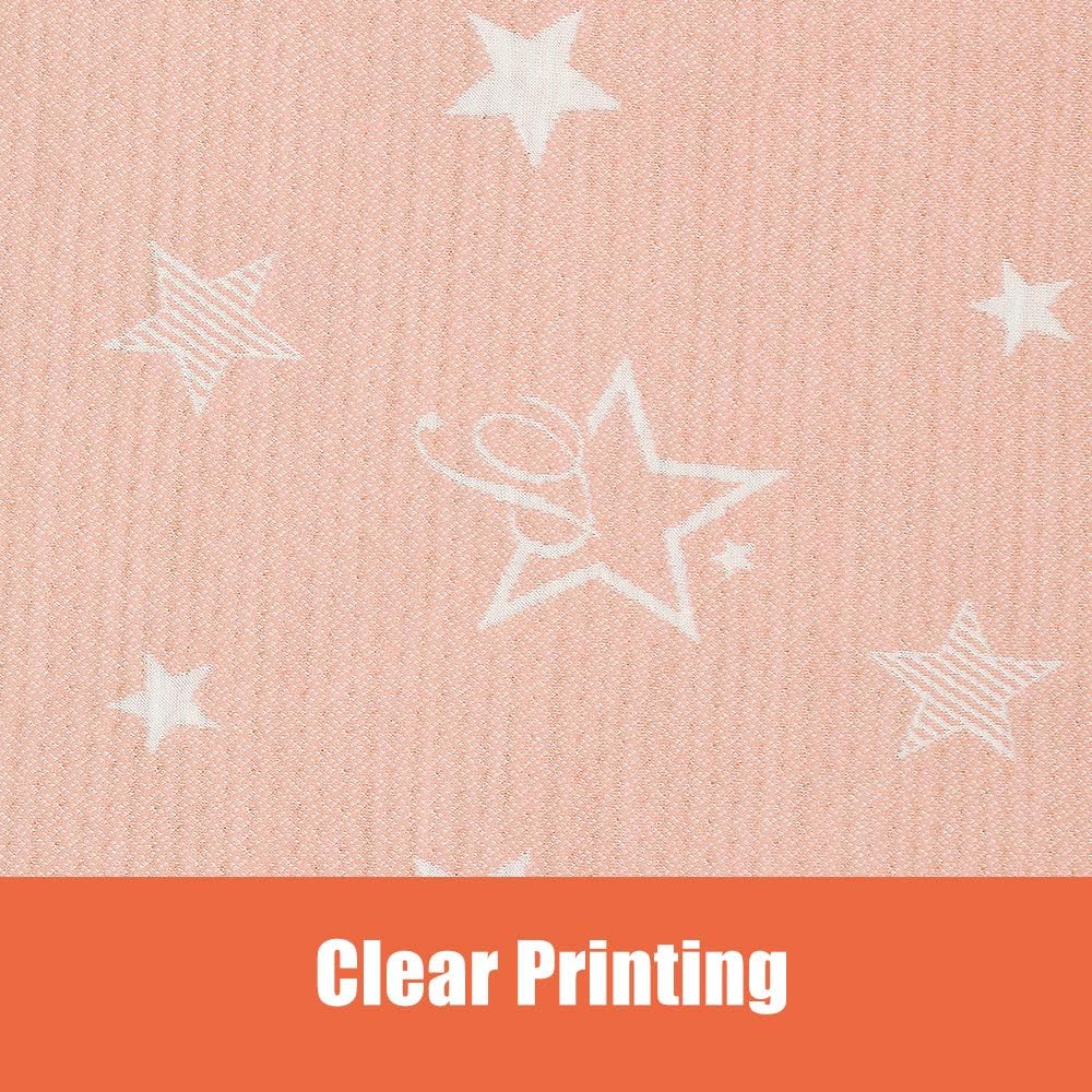 Organic Cotton Toddler Blanket, Breathable and Warm Crib Bed Baby Blanket, Super Soft and Light Weight Quilted Blanket for Boys and Girls, 39x39 Inches, Pink Starry : Everything Else