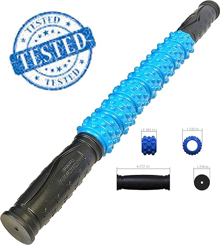 Miniatura 10 de The Muscle Stick Rodillo duro para masaje de elite, No Model, Anaranjado, 1