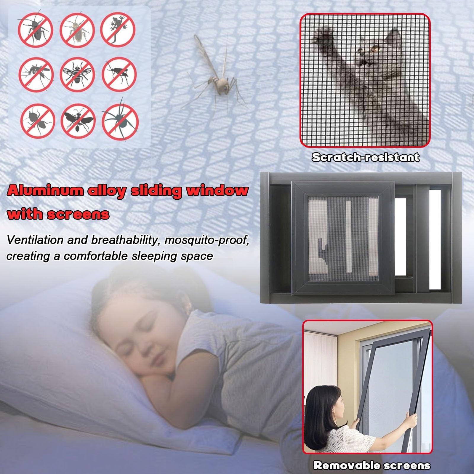 Poziome aluminiowe okno przesuwne 50-102 cm do piwnicy łazienki dźwiękoszczelne i izolowane termicznie szkło hartowane zamiennik białe 66 x 43 cm - energooszczędne ulepszenie"