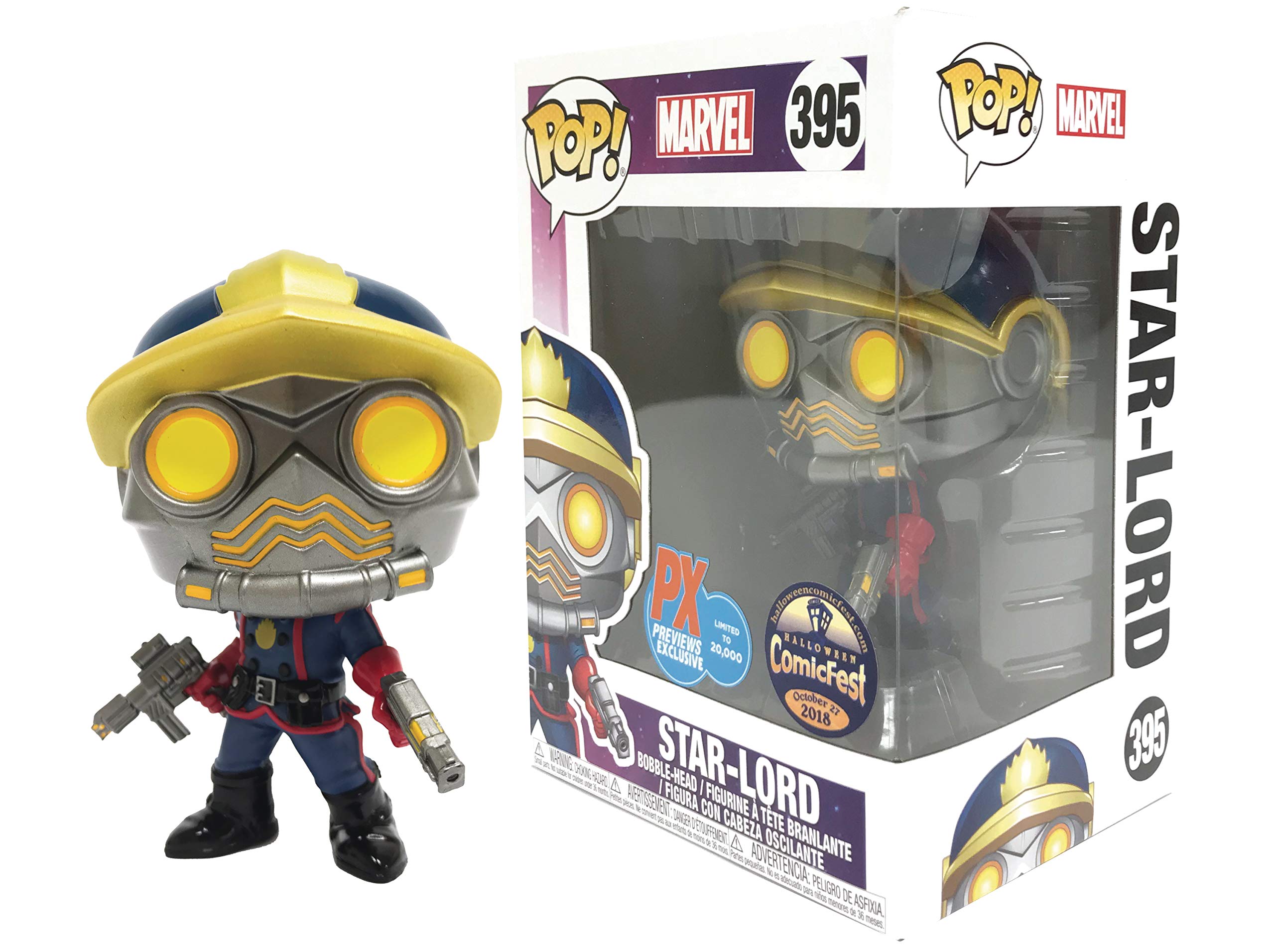 Amazon.com: HCF 2018 POP Marvel GOTG Star Lord Classic PX Vinyl