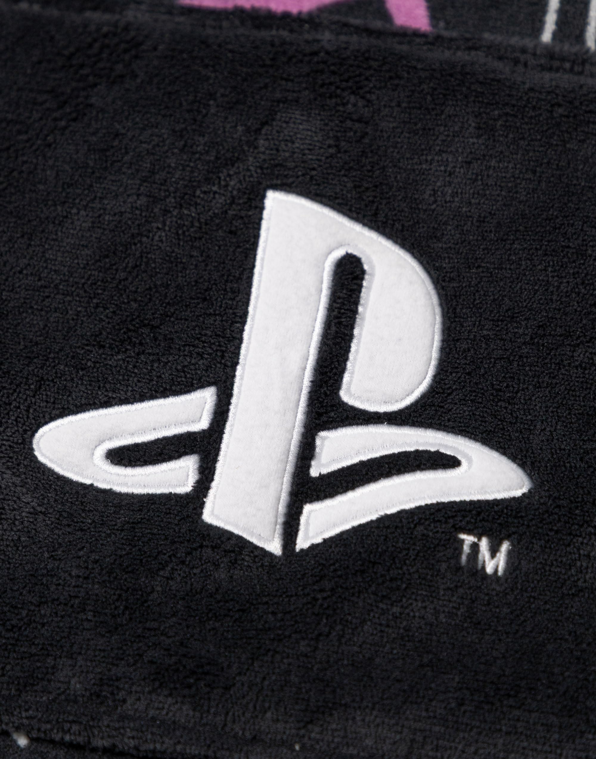 Playstation Sudadera con Capucha Negra Player One para niño | Polar Acogedor de Manga Larga con gráficos Coloridos | Ropa de Estar por casa para Jugar | Merchandising