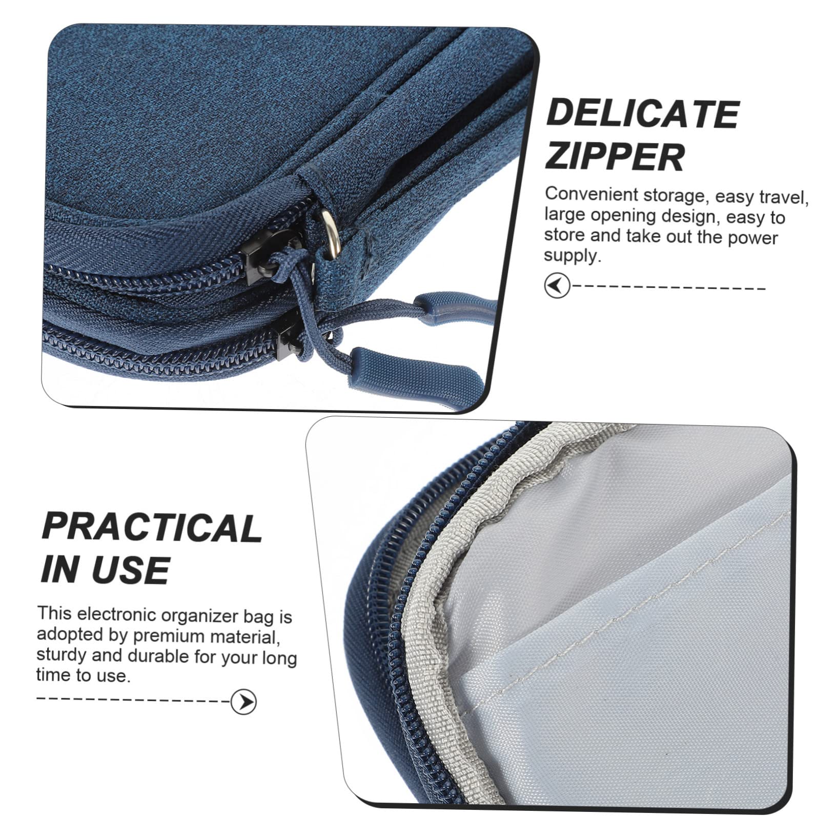 Borsa Organizer Elettronica Multifunzionale Per Viaggi Custodia Per Cavi e Accessori Piccola e Pratica Per Stazione Di Ricarica e Gadget Digitale