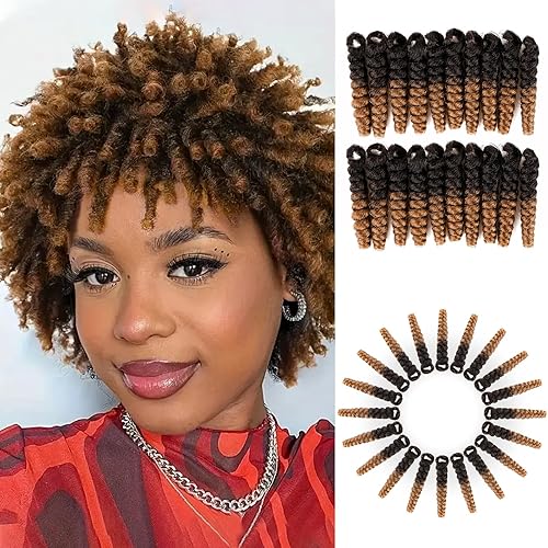 BECUS 3 paquetes de cabello corto Saniya rizado de ganchillo de 10 pulgadas para mujeres negras, trenzas de ganchillo con volumen, extensiones de