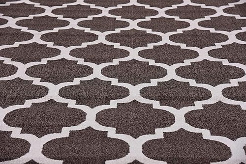 Vista 19 de Unique Loom Trellis Collection - Alfombra estilo marroquí de enrejado gris oscuro (8' 0 pies x 11' 0 pies)