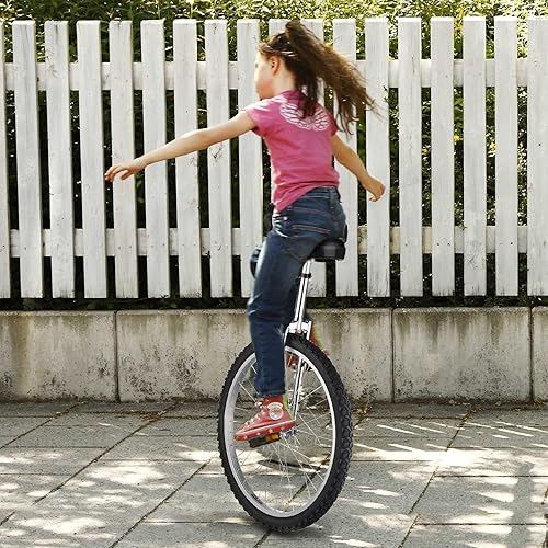 Miniatura 5 de AW 16/18/20/24 Inch Wheel Outdoor Unicycle Adjustable Seat Exercise Bicycle Fit Adults Kids Outdoor Sports Fitness Exercise, for Choice