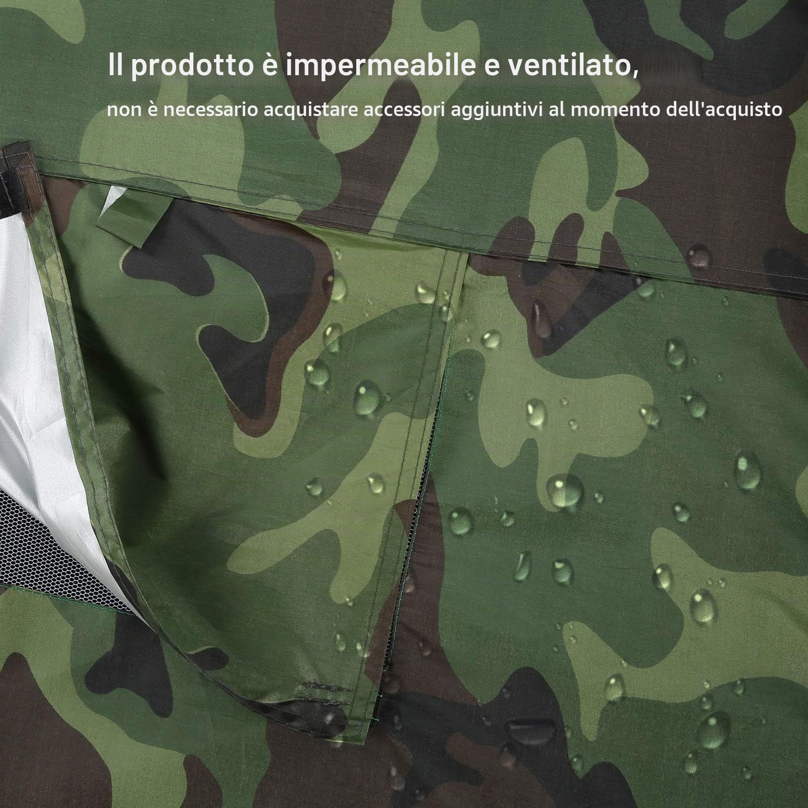 BuyWeek Tenda da Campeggio, Riparo da Pesca Portatile Impermeabile Tenda da Bivacco per 1 a 2 Persone