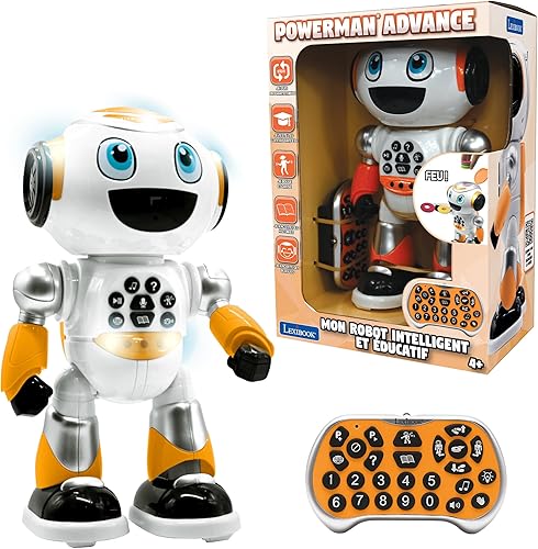 Miniatura 18 de LEXiBOOK, Powerman Neo, Mi Robot Lleno de Tecnología, Control Remoto y Control de Gestos, Actividades Educativas en Inglés, Programable, Música y