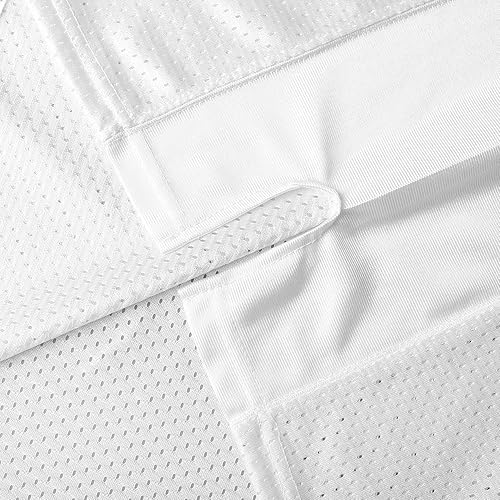 Miniatura 5 de Phoneutrix Camiseta de fútbol en blanco, camiseta deportiva Hip Hop Jersey para fiesta